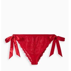 Torrid Red Tie Valentine’s Panties
